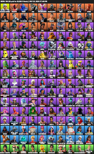 160 account skinned - 💸🔥,