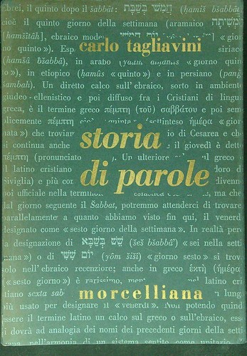 Storia parole tagliavini - storia,