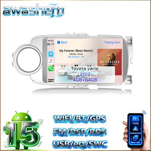 64gb per toyota yaris - 4+64gb,