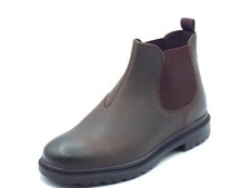 Geox U16DDA Andalo Coffee Bordeaux Scarponcini Beatles per Uomo in pelle e tessu