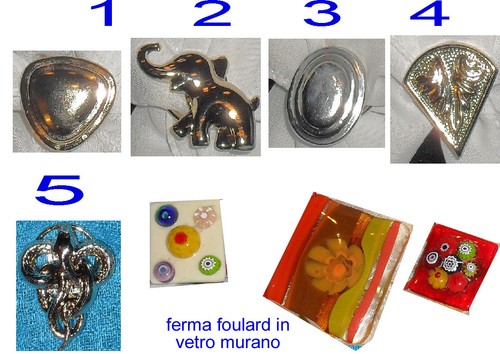 Ferma foulard artigianale - foulard,