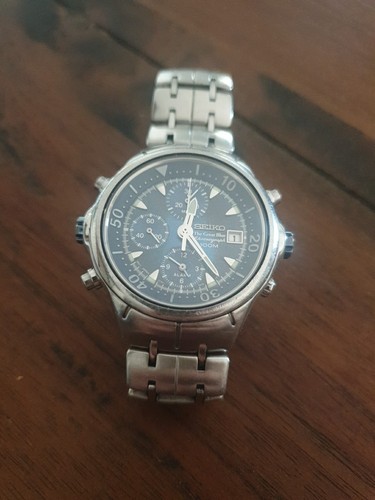 Seiko great blue chrono - chrono, alarme