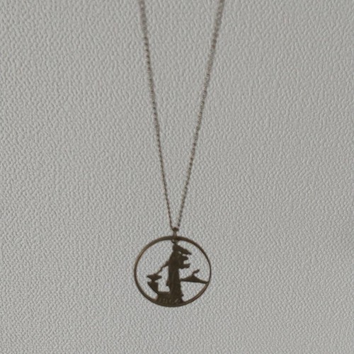 Collana con monete - , americane