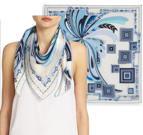 Sciarpa emilio pucci stampa - sciarpa,