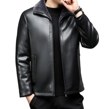 Giubbotto pelle pelliccia uomo