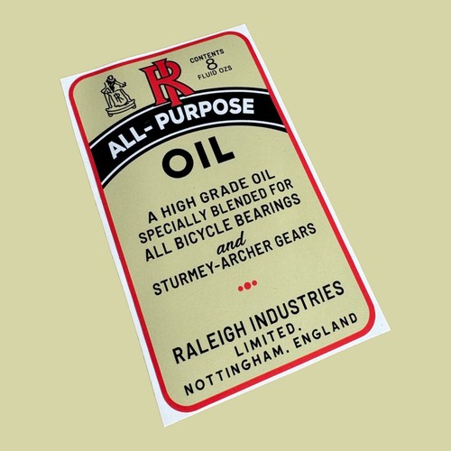 All purpose raleigh oil - all,
