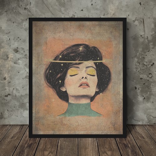 Arte parete vintage star - parete,