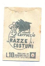 bustina di figurine, LE RAZZE