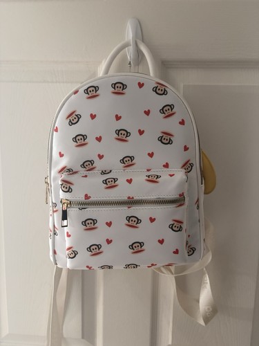 Mini zaino paul frank bianco - paul,