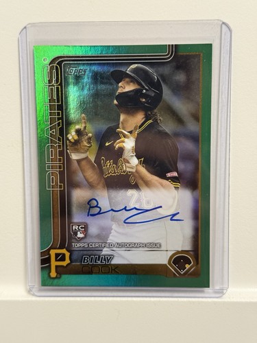 2025 topps billy cook - cook, green