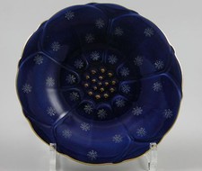 Piatto Apulum blu dorato