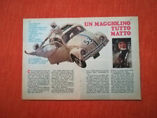 INSERTO ORIGINALE FILM "UN MAGGIOLINO TUTTO MATTO" anni 70 pagine 4