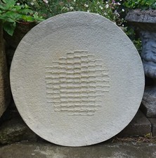 Lorenzo Burchiellaro grande Décoration Murale en Aluminium Texturé émaillé beige