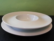 TOGNANA GRAFFITI PIANI FONDI PORCELLANA BIANCA CM. 19,5 E CM. 21 