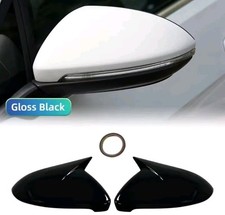 Copri Specchietti Golf 7 7.5 Mk7 Mk7.5 2014/2020 Nero Luci Con Punta Ad Incastro