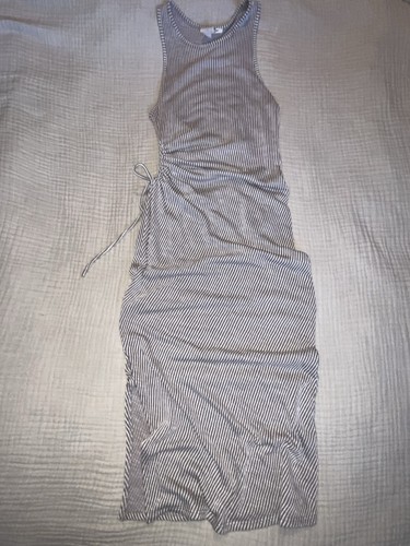 Abito donna blu bianco - abito, a