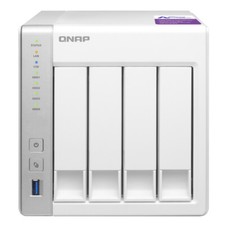 QNAP TS-431P Server NAS 1 GB DDR3 2-Core, 1,7 GHz 4xBAY 2,5"/3,5"