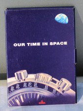 Set di 8 Rarissime Cartoline Missioni Nasa Omega Our Time in Space d'Epoca Nuove