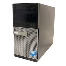 Dell 990 Mt I7 4gb 120gb Dvd-rw Computer Fisso Seriale Rs232 Wind Ricondizionato