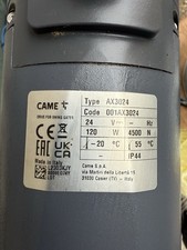 Motore CAME Type AX3024 Usato Un Anno Perfettamente Funzionante.