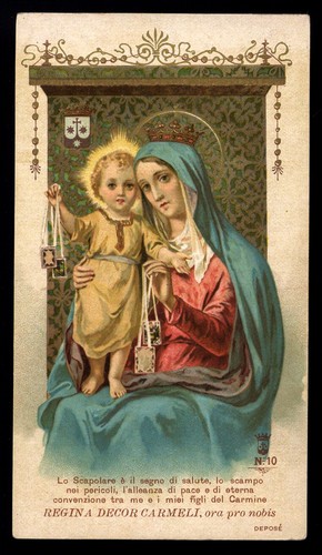 Santino cromo holy card - santino,