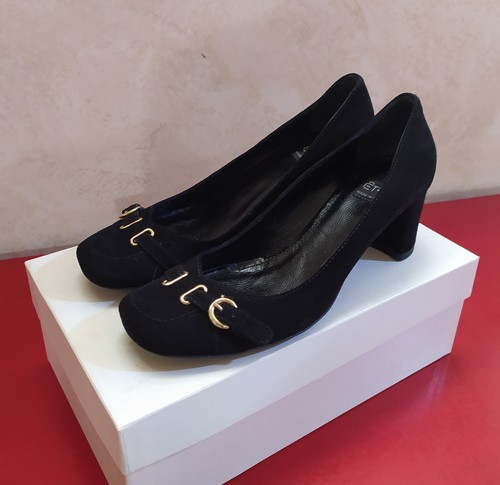 Scarpe etre camoscio nero - scarpe,