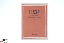 MANUALE SPARTITO RICORDI  POZZOLI SOLFEGGI PARLATI E CANTATI TERZO CORSO