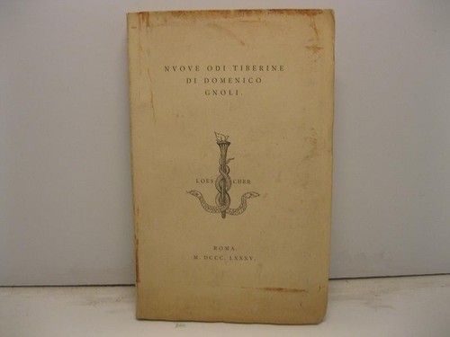 Gnoli domenico nuove odi - domenico,,
