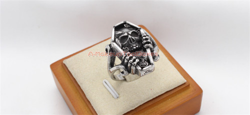 Anello bara gothic punk - punk, biker
