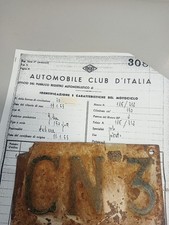 Targa Moto d'epoca Gilera 150 CN 1955 Per Collezione 