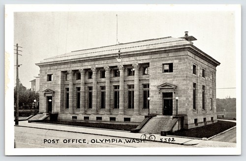 Cartolina olympia washington - cartolina,