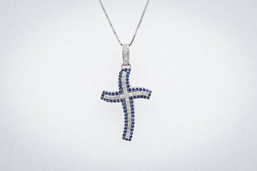 Collana uomo oro bianco - , 750%