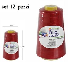 Set 12 Pz Filati A Cono Filo