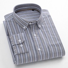 Camicie uomo Oxford cotone