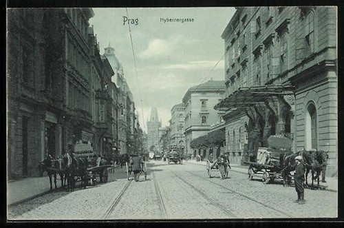 Cartolina praga praha - praga, /