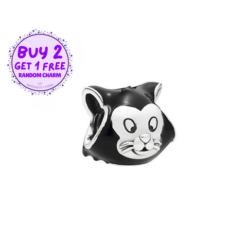 Ciondolo gatto per - , bracciale