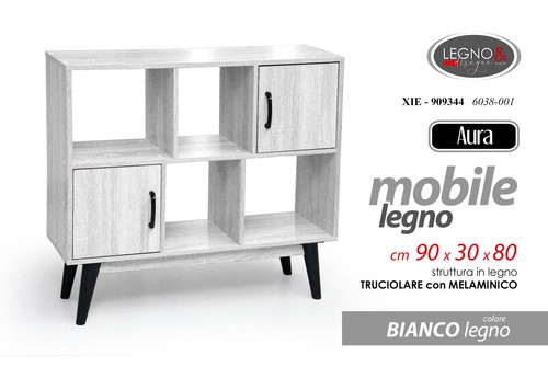 Libreria mobiletto salvaspazio - libreria,