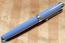 PENNA STILOGRAFICA AURORA TALENTUM CELESTE PENNINO ORO 14K