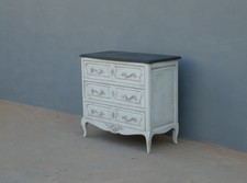Comò cassettone st.provenzale laccato Shabby Chic, '900 - L 89,5 cm!