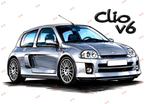 Renault clio ph1 - renault, art