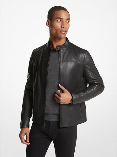 Leather fashion jacket - leather,
