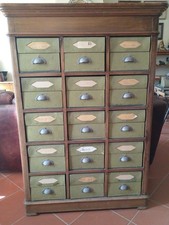 Antico schedario archivio - schedario,