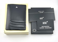 Montblanc Memo Pad with 3CC black leather 14109 NEW in box
