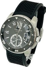 Orologio uomo automatico Cartier Calibre de Cartier Diver W7100056 3729 ottimo A4010