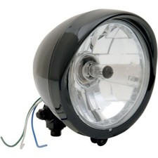 Faro Moto Nero Fanale Harley