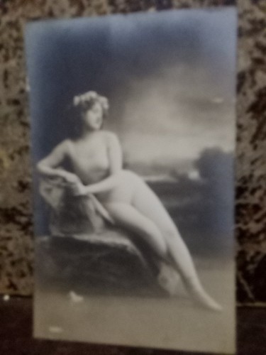 Foto cartolina 1909 nudo - foto,