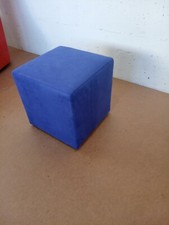 Pouf cubo in tessuto - ,