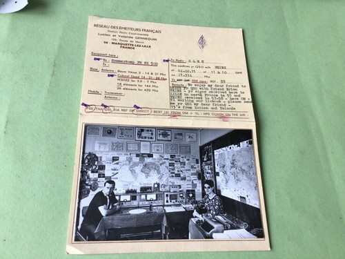 Vintage qsl radio - vintage,