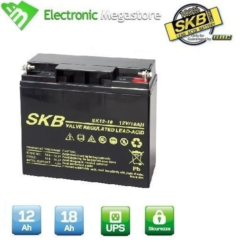 Batteria piombo 12v 18ah - 12v,