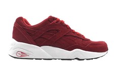 Scarpe Puma R698 Allover Trinomic Suede high risk red white black rosse 359392 02